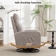 preview thumbnail 36 of 84, HOMYKA Swivel Glider Rocker Accent Chair for Nursery with Side Pocket