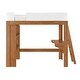 preview thumbnail 7 of 27, Max and Lily Mid-Century Modern Twin Loft Bed with Desk and Bookshelf