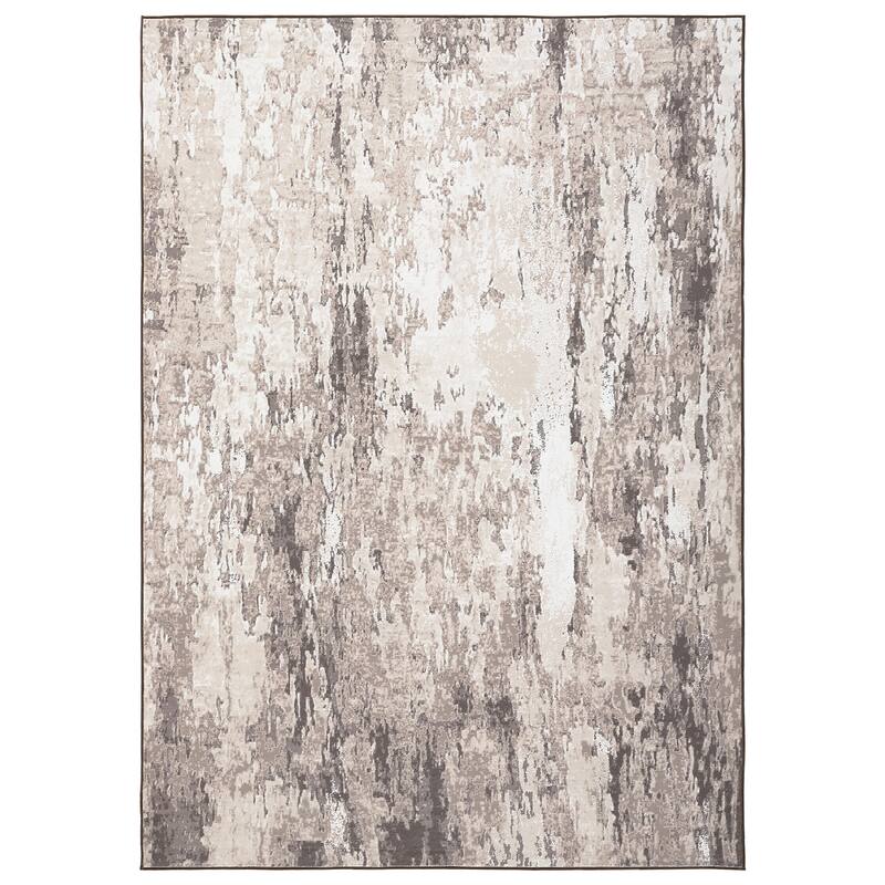 Area Rugs for Living Room Bedroom, Modern Abstract Machine Washable Rug, Low Pile Floor Carpet with Non Slip Backing