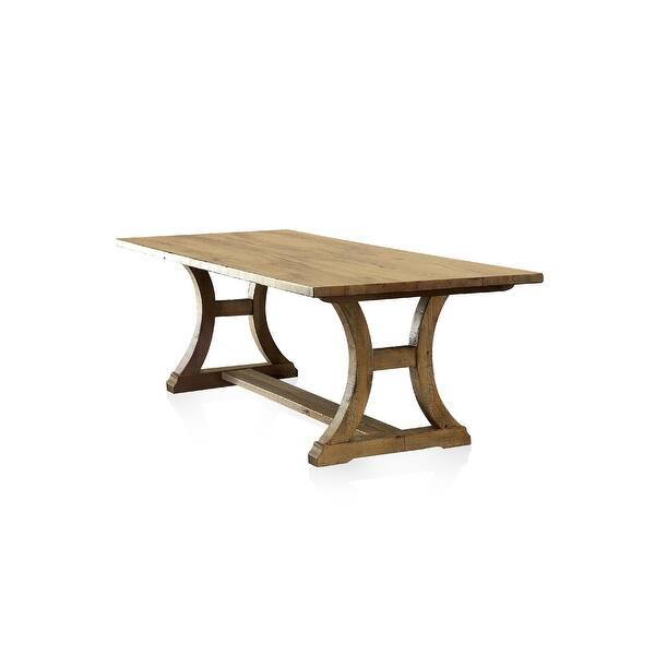 Shop Furniture Of America Sail Rustic Pine Solid Wood Dining Table On Sale Overstock 11149919