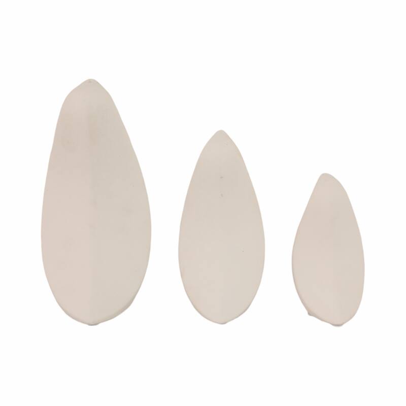 Stoneware Ceramic Bird Decorative Object Abstract Modern (Set of 3)