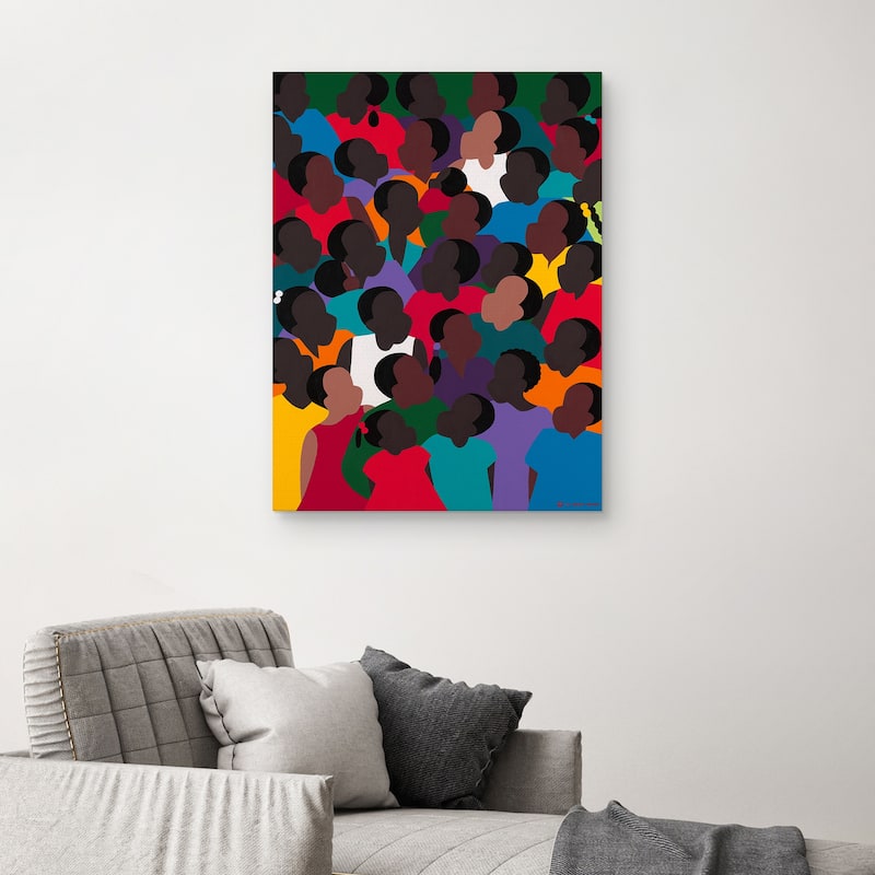 Les Enfants by Synthia SAINT JAMES Canvas Art Print