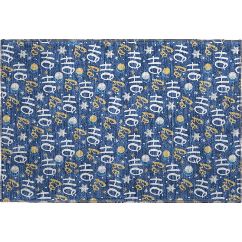 Premium Washable Super Soft Christmas Ho Ho Mayfield Rug