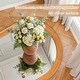 preview thumbnail 5 of 5, 43 in. W x 71 in. H Arched Solid Wood Framed Floor Mirror - 71"x43"