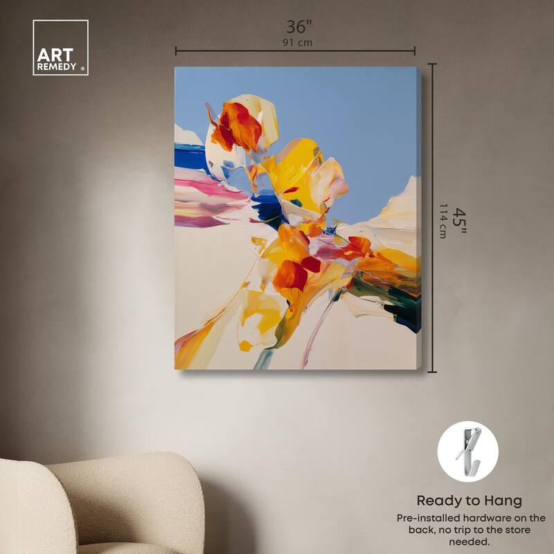 Flippant Bloom II Canvas by Art Remedy, Gallery Wrapped