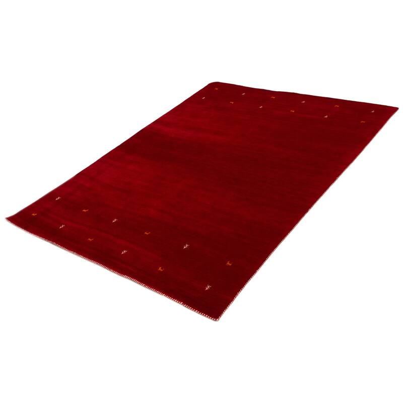 Kashkuli Gabbeh Red Rug 8'0" x 10'10" - 8'0 x 10'10