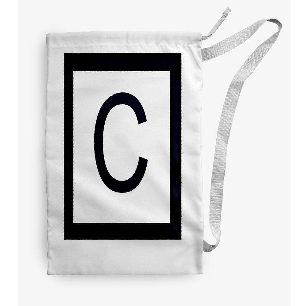 Modern Monogram Laundry Bag - 18" x 29"