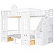 preview thumbnail 26 of 50, Full-Over-Full Bunk Bed with Changeable Table