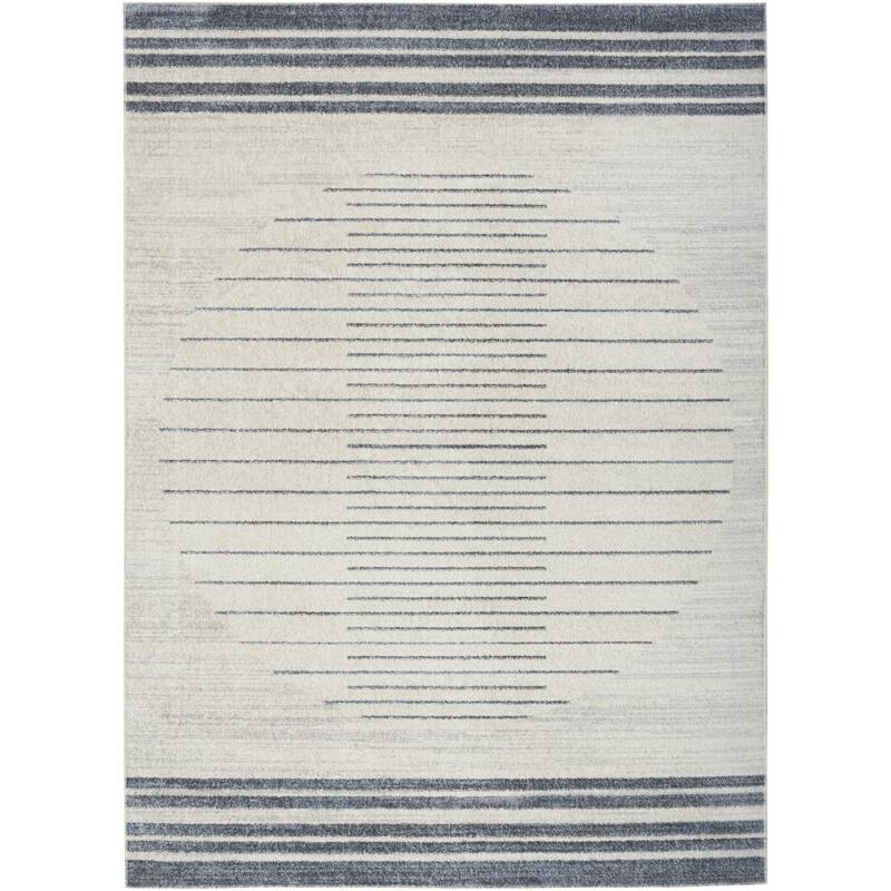 HomeRoots Geometric Modern Rectangle Area Rug