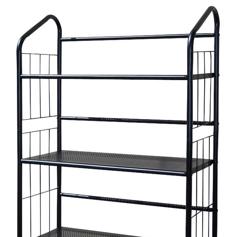 49" Tall 4-Tier Metal Standing Book Shelf