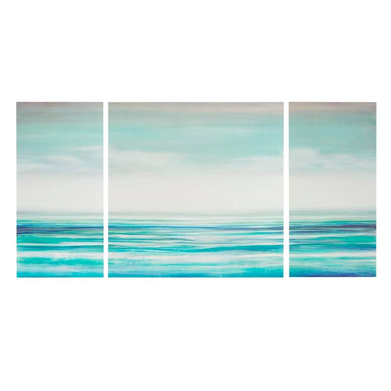 Gracie Mills Louise Tranquil Sorbet Sky Gel Coat Canvas