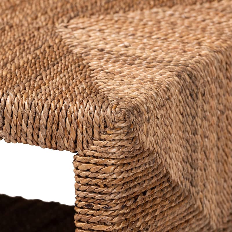 Liza Bohemian Natural Seagrass End Table