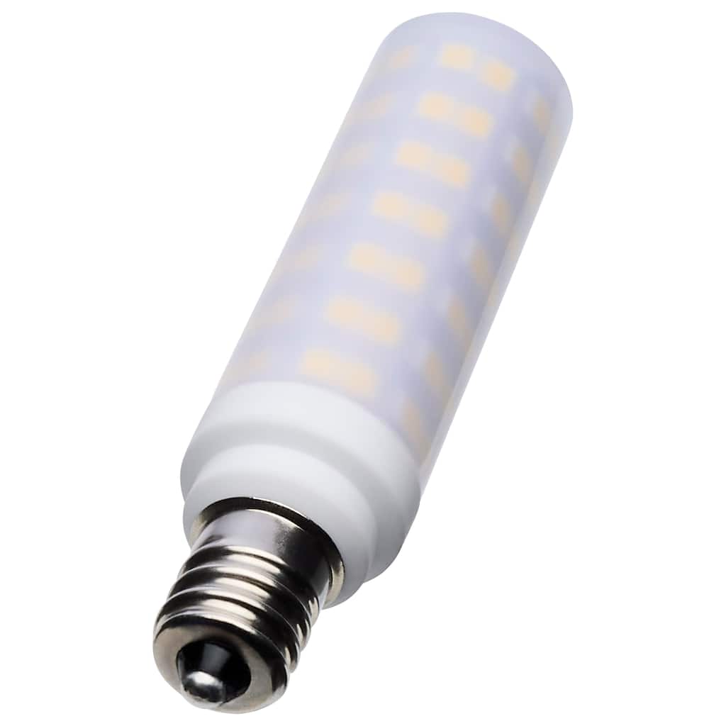 6.5 Watt T6 LED Frost Finish E12 Base 5000K 120 Volt