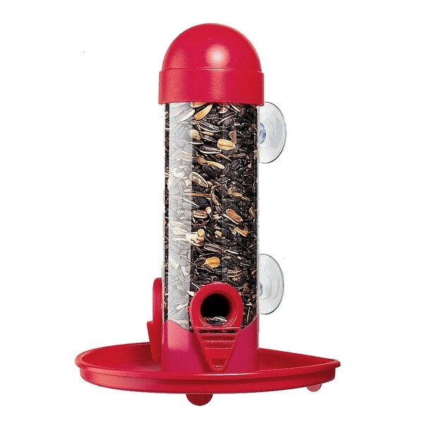 Garden Song 4626 Window Tube Bird Feeder, 2-1/2" W x 8" L