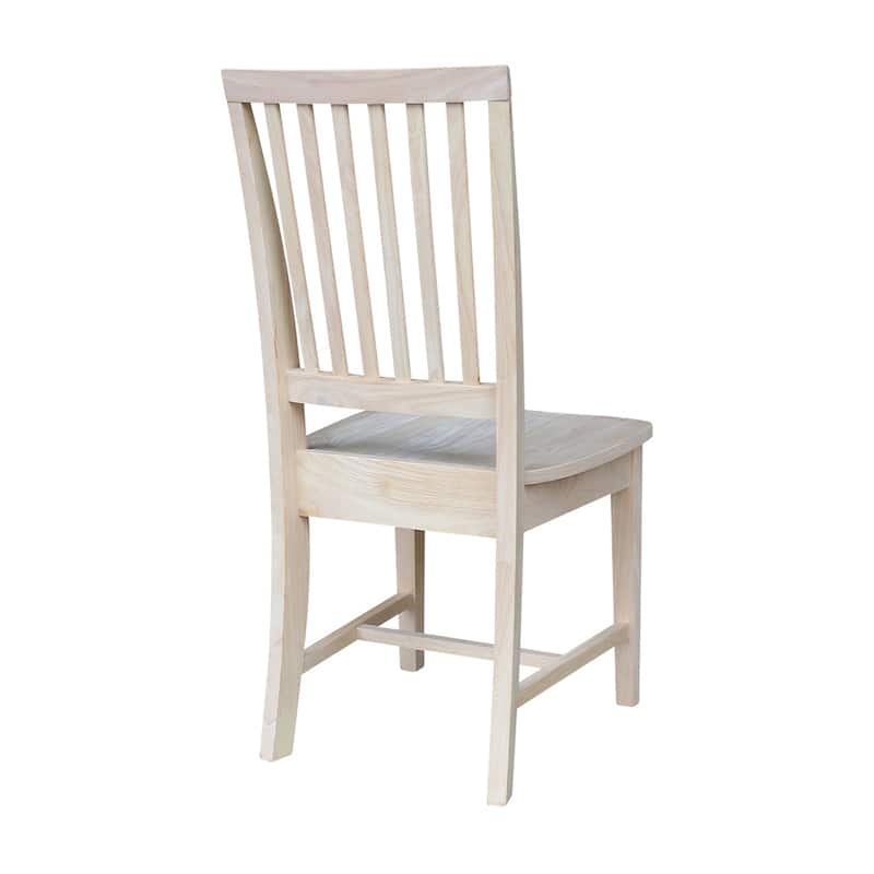 Solid Wood Mission Dining Side Chairs - Set of 2