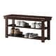 preview thumbnail 26 of 41, Copper Grove Cranesbill Mudroom Shoe Storage Bench