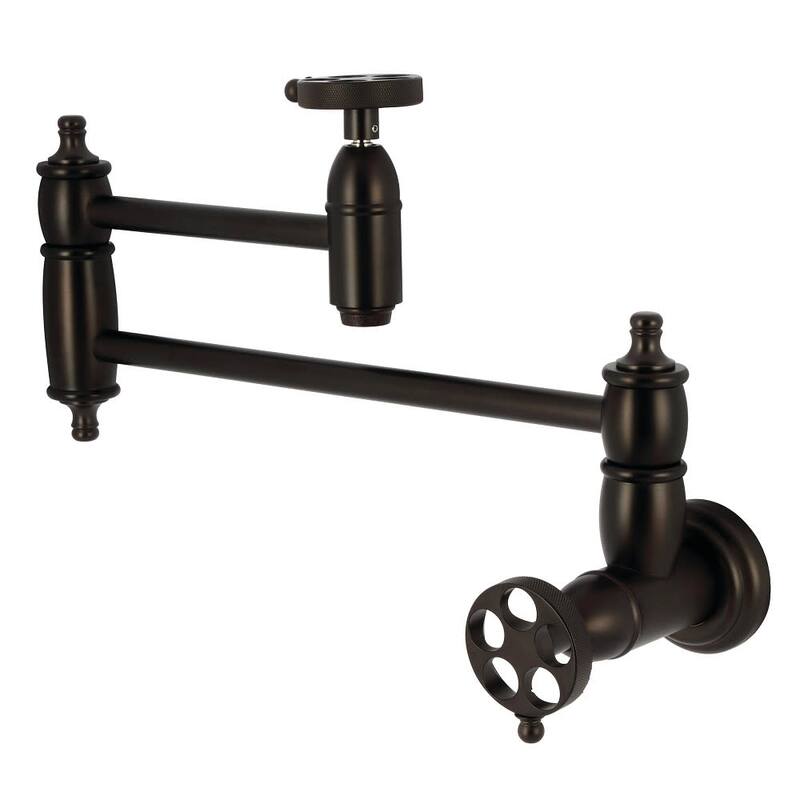 Kingston Brass KS310.RKZ Wendell 3.8 GPM Wall Mounted Single Hole Pot - Oil Rubbed Bronze