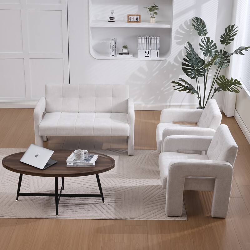 Nordic Modern Double Armchair