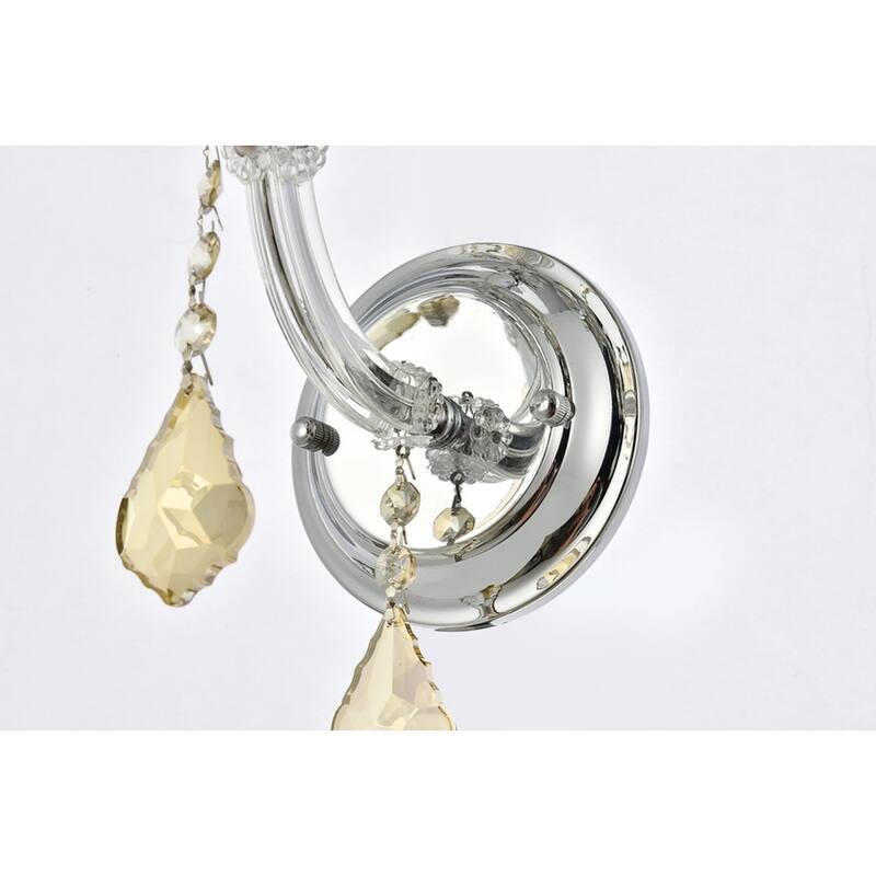 Fleur Illumination Collection Wall Sconce D:12in H:29.5in E:11.5in Lt:5 Chrome Finish