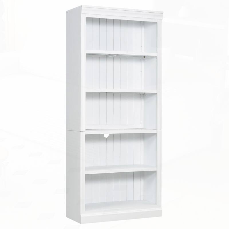 5-Tier Decor Bookshelves with Adjustable Shelves