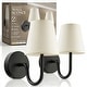 preview thumbnail 22 of 20, Bell + Howell Wall Light 2 Pack Smooth Fabric Rechargeable LED Wall Sconces Cordless Dimmable Touch Control