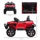 preview thumbnail 3 of 3, Kids Electric Truck Car Ride-On with Remote Control, Dual Seat Belts, Siren, Music, and Shock-Absorbing Suspension