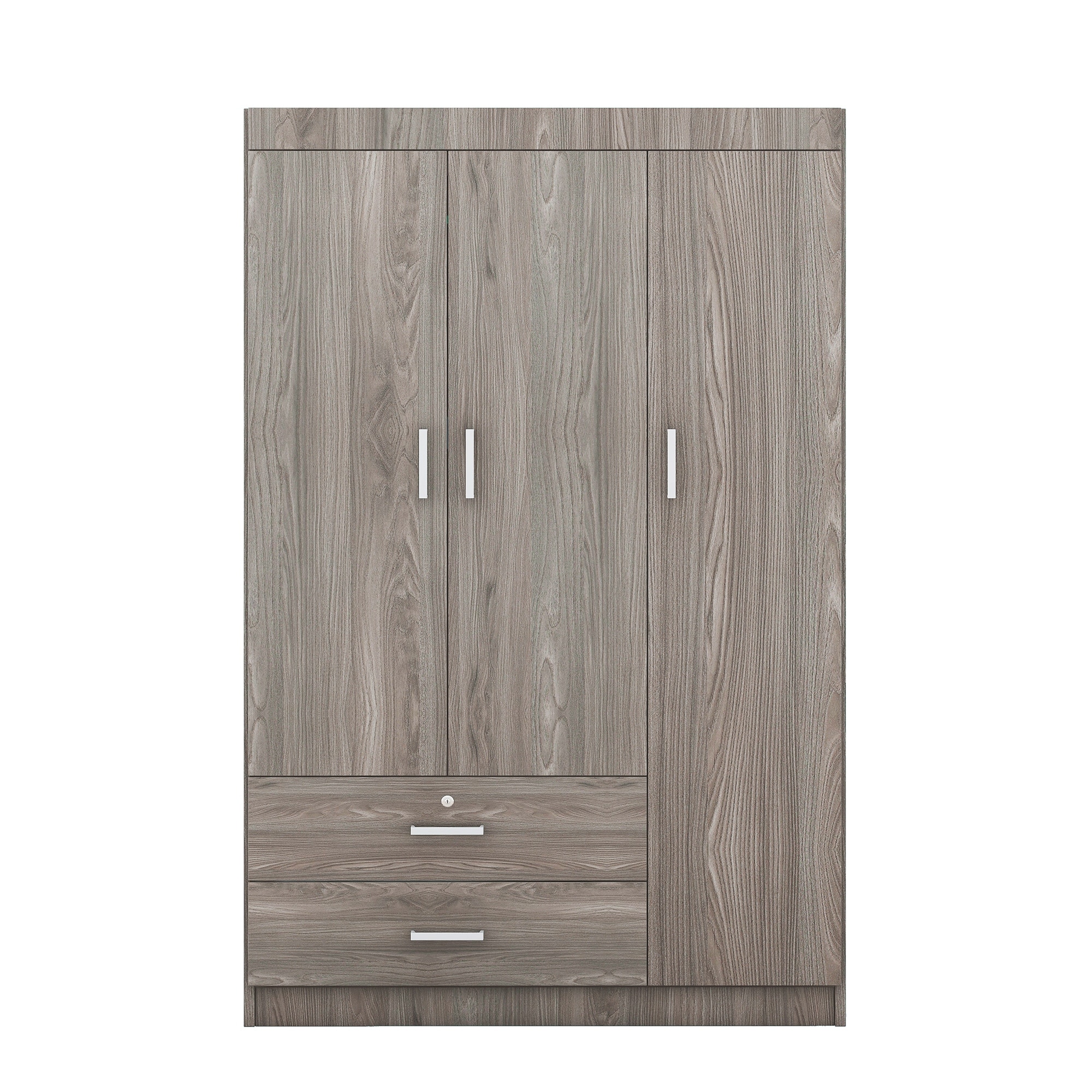 Nestfair 3-Door Wardrobe with 2 Drawers - Bed Bath & Beyond - 40330027