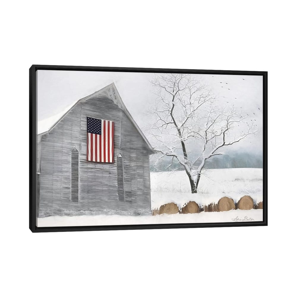 iCanvas "Old Glory" by Lori Deiter Framed Canvas Print