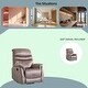 preview thumbnail 5 of 12, 360 Degree Swivel, Adjustable Modern Reclining Chair, Classic and Traditional Recliner Sofa with Lumbar Support