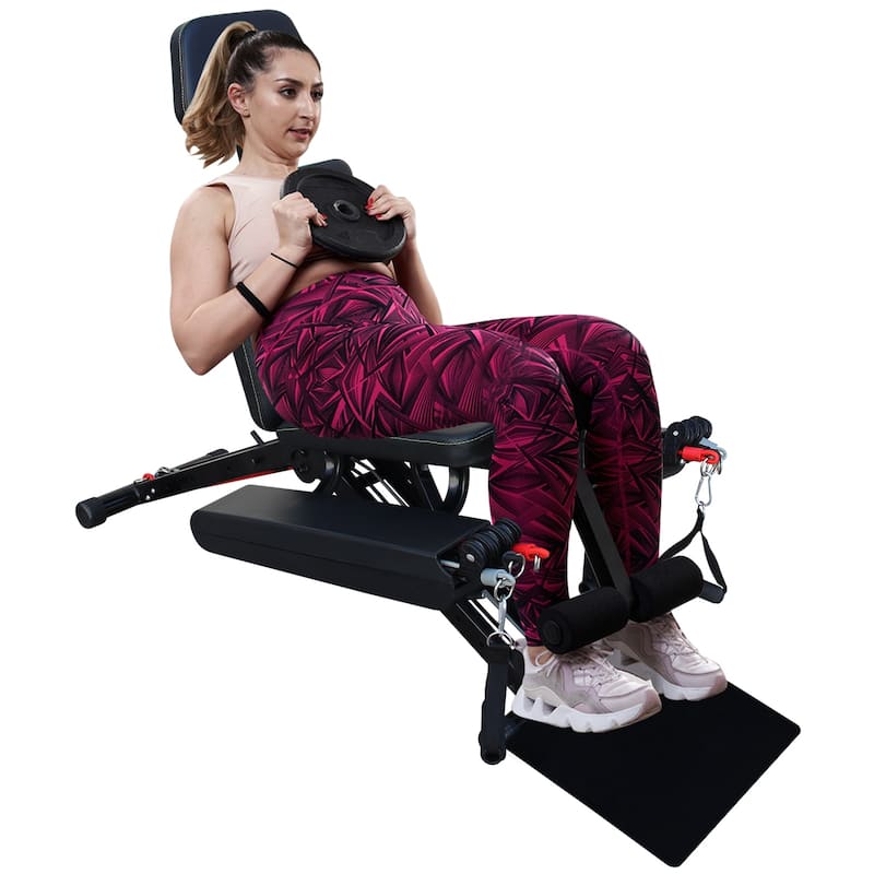 Multifunctional Adjustable Folding Weight Bench Home Gym Exercise Bench Flat Bench Deadlift Board Bench Press Chair