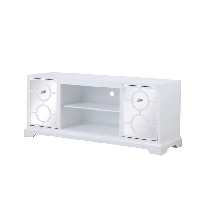 60 in. mirrored TV stand cabinet