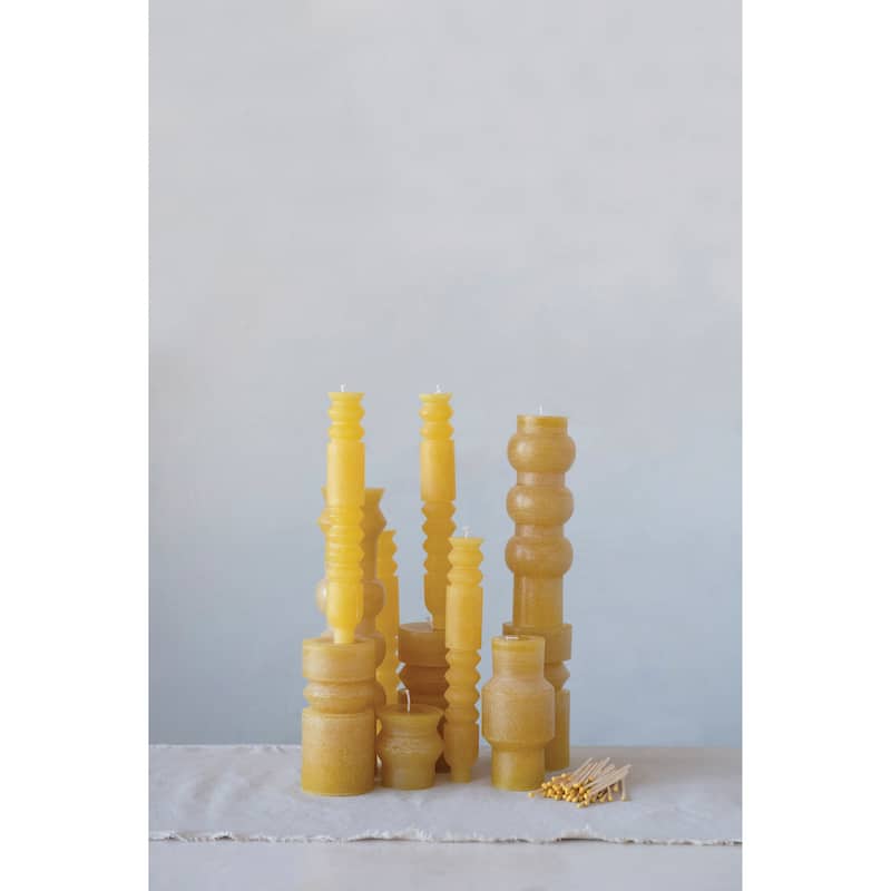 Unscented Totem Pillar Candle