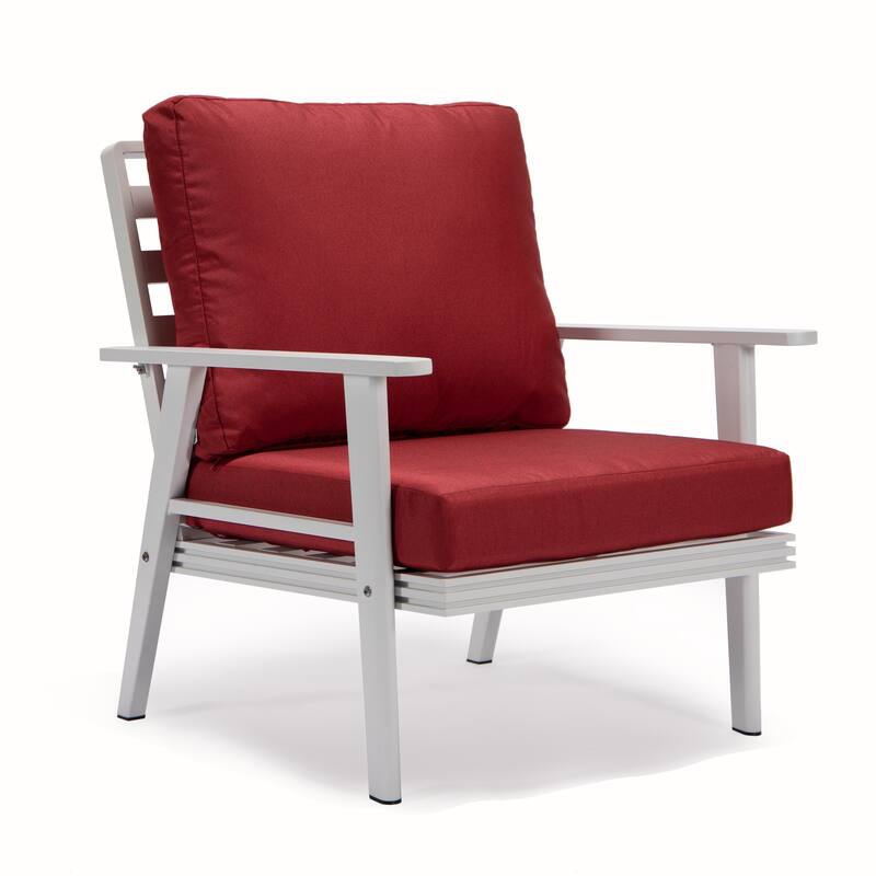 Walbrooke Outdoor Patio Furniture Set with Aluminum Frame Polyester Upholstered Seating and 37000 BTU Propane Burner