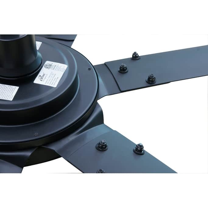 iLIVING High Volume Low Speed Outdoor BLDC Big Ceiling Fan with Brushless DC Motor, Reversible, IR Remote