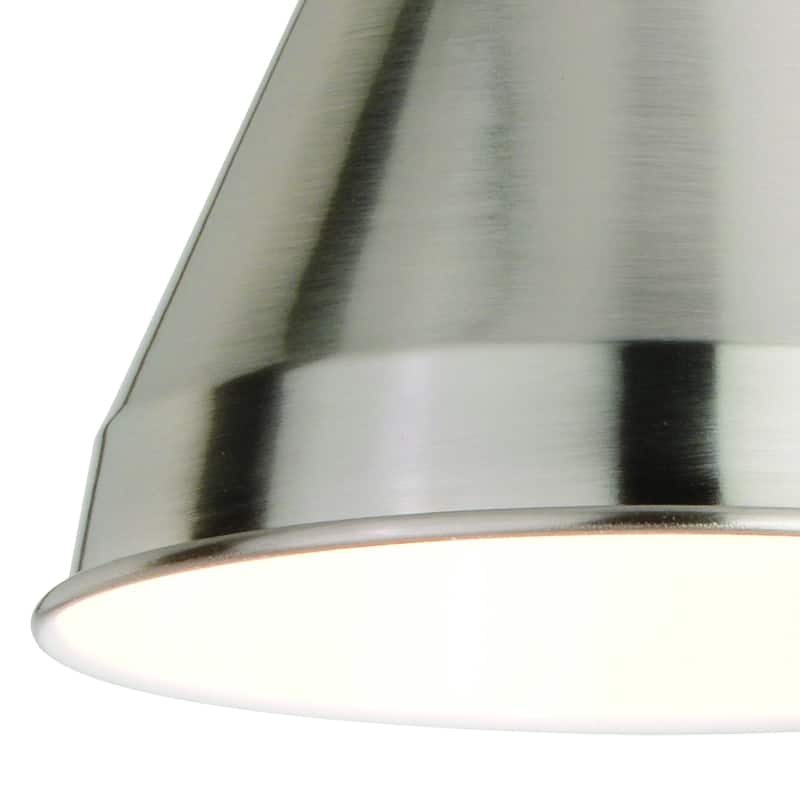 Alexis Reading Light Adjustable Swing Arm Wall Lamp with Metal Shade