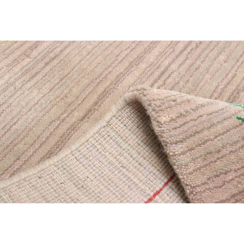 ECARPETGALLERY Hand Loomed Kashkuli Gabbeh Tan Wool Rug - 3'0 x 4'8