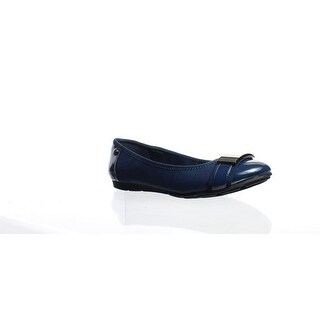 anne klein navy blue flats