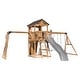 preview thumbnail 3 of 12, Backyard Discovery Dover Bay Spruce Swing Set, Slide, Monkey Bars