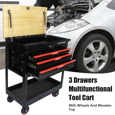 3 Drawers Multifunctional Tool Cart