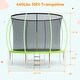 preview thumbnail 5 of 15, 10FT Trampoline for Kids and Adults with Safety Enclosure & Ladder - Ideal for Outdoor Backyard Fun