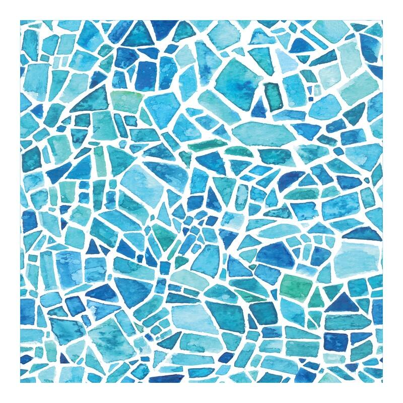 Crearreda Blue Mosaic Premium Window Film