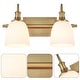 preview thumbnail 2 of 4, Vintage vanity lights gold sconce lights alloy steel, glass wall lights