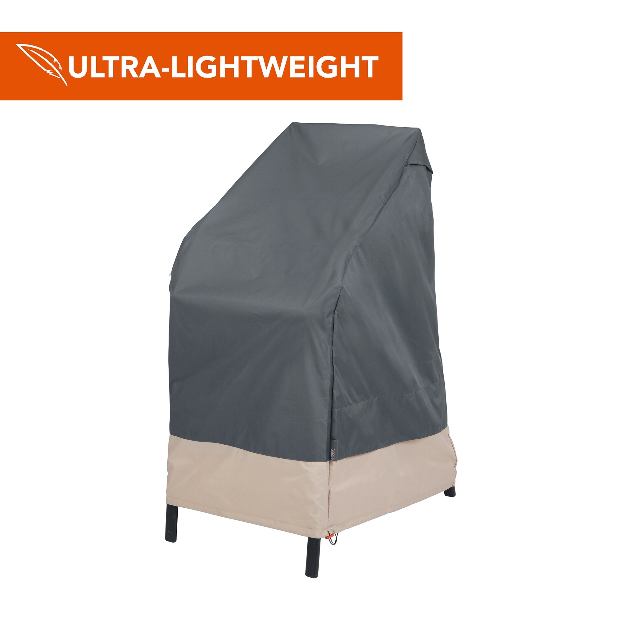 Modern Leisure Renaissance Ultralite Stackable Patio Chair Cover 27 W X 27 D X 49 H Gray Overstock 32472311
