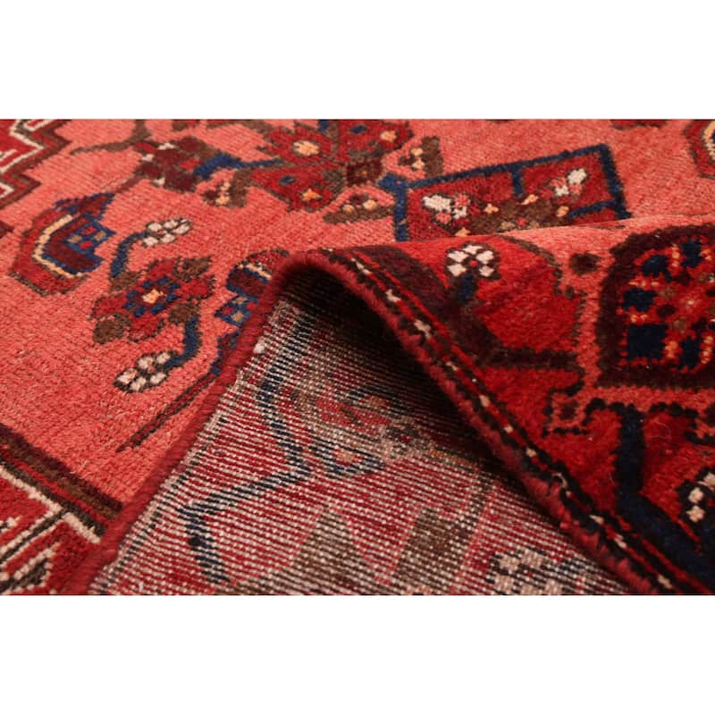 ECARPETGALLERY Hand-knotted Andelz Red Wool Rug - 4'0 x 6'8