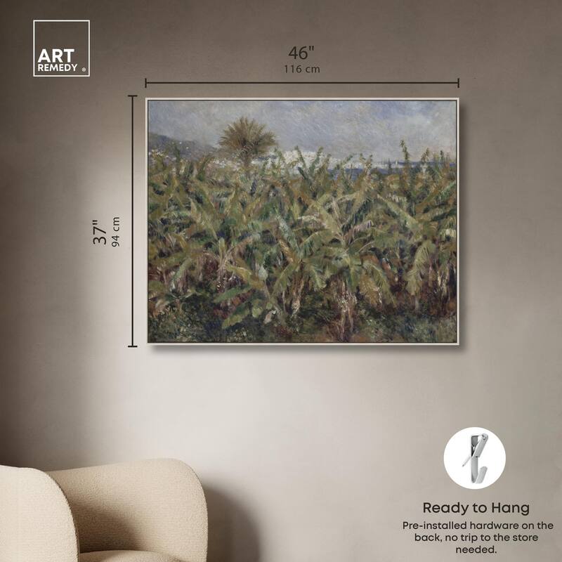 Field of Banana Trees Canvas by Art Remedy