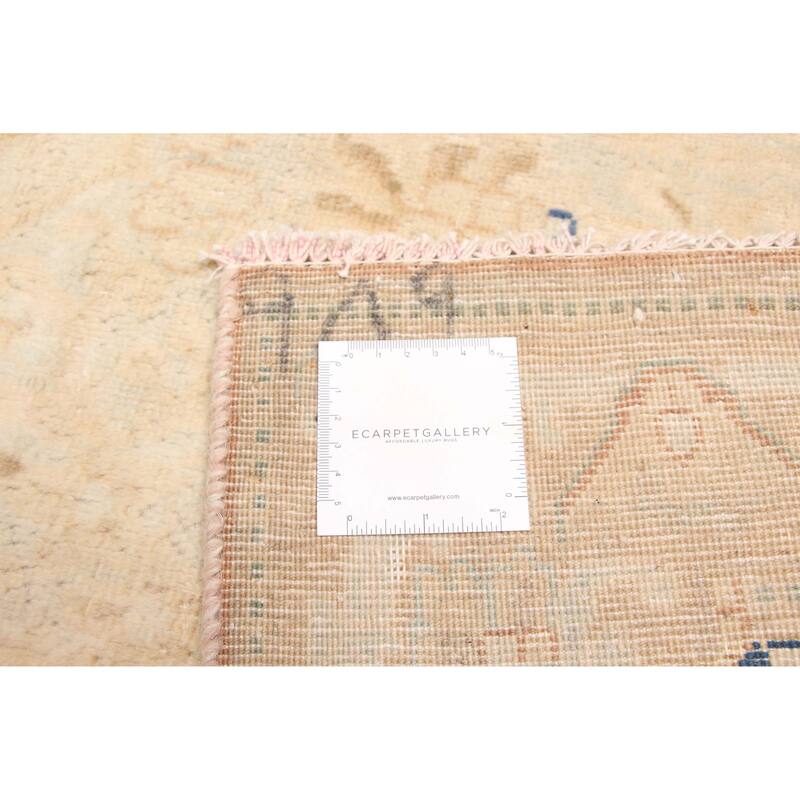 ECARPETGALLERY Hand-knotted Antalya Vintage Light Brown Wool Rug - 9'9 x 13'4