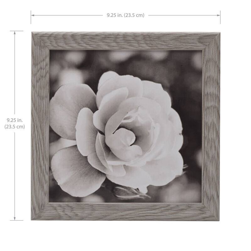 Melannco Set of 9 Grey Frames , Holds 8x8 Inch Photos
