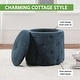 preview thumbnail 70 of 68, Erindale Round Storage Ottoman