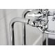 preview thumbnail 29 of 42, Kingston Brass Freestanding Clawfoot Tub Faucet Package with Supply Line in Matte Black