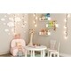 preview thumbnail 2 of 7, Wallniture Madrid Wood Wall Shelves for Book and Toy Storage (Set of 3)